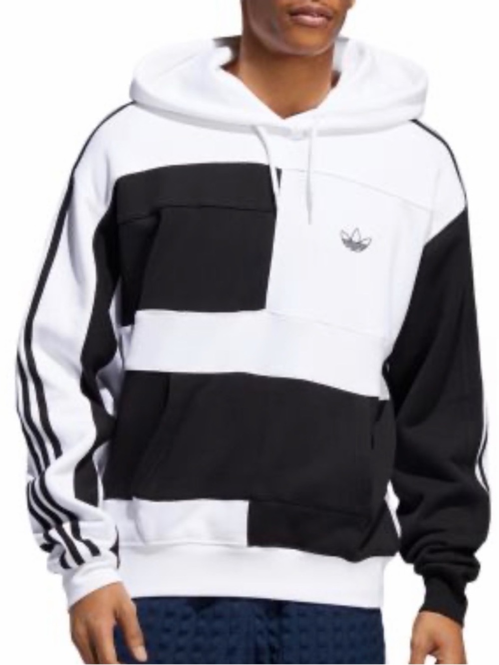 ADIDAS Originals Asymmetrical Blocked Hoodie - Men’s S - Like New